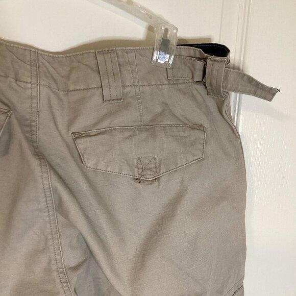 Cherokee Men's Cargo Pants Size 34 x 30 Hiking Work Beige Flat Front Wide Leg - Picture 10 of 12